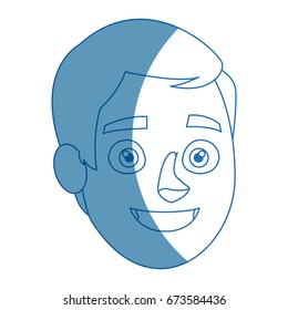 young man character face people