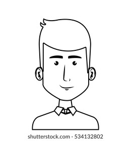 young man character icon