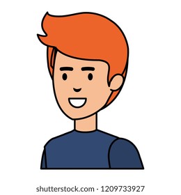 young man with christmas sweater