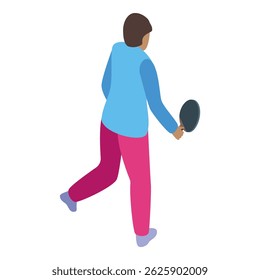 Young man concentrating on his table tennis match, hitting the ball with his paddle