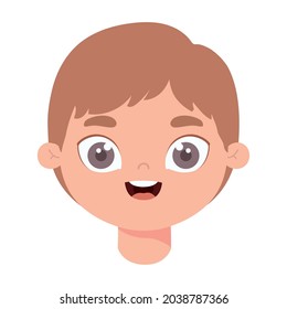 diseño de hombre joven sobre blanco