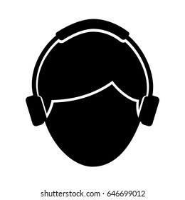 young man with earphone