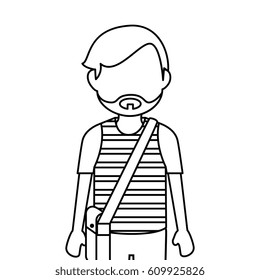 young man ethnicity avatar character
