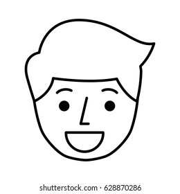 young man expression face avatar character