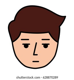 young man expression face avatar character