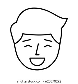 young man expression face avatar character