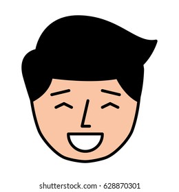 young man expression face avatar character