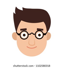 Young man face