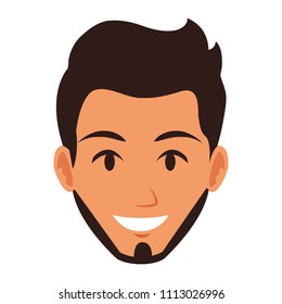 Young man face