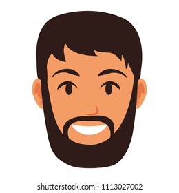 Young man face