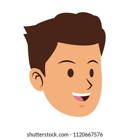 Young man face