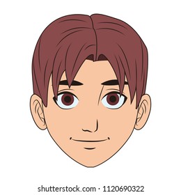 Young man face