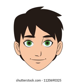 Young man face