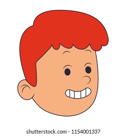 Young man face