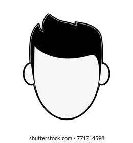Young man face