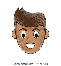 Young man face