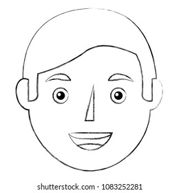 young man face character image