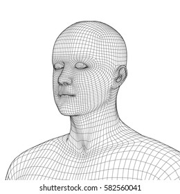 9,344 Wireframe face Images, Stock Photos & Vectors | Shutterstock