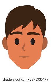 young man face vector illustration