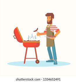 60,420 Barbecue man Images, Stock Photos & Vectors | Shutterstock