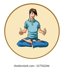 young man gesturing