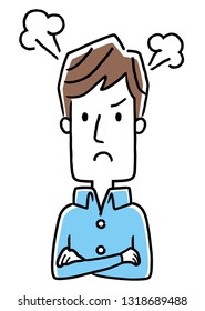 Young man: get angry