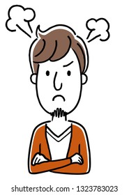 Young man: get angry