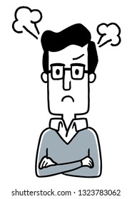 Young man: get angry