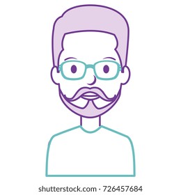 young man with glasses avatar character