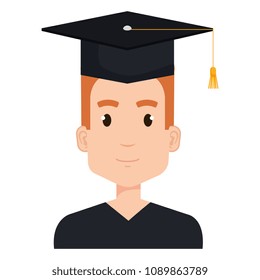 young man graduating with uniform