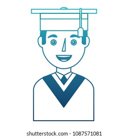 young man with graduation hat