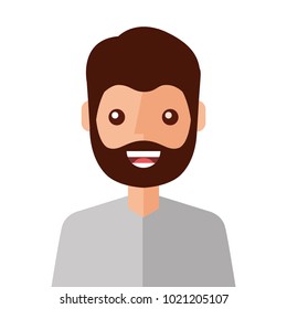 young man happy avatar character
