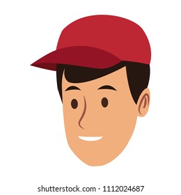 Young man with hat