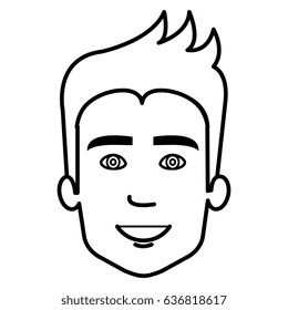 young man head avatar