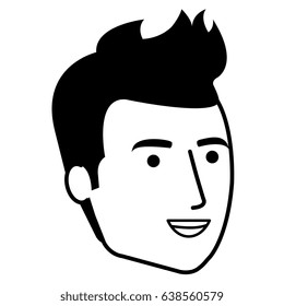 young man head avatar