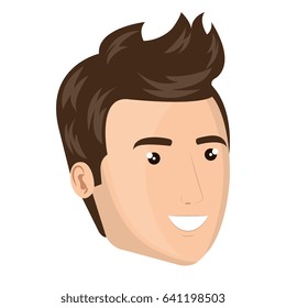 young man head avatar