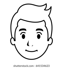 young man head avatar