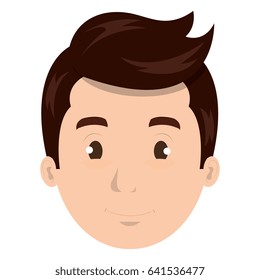 young man head avatar