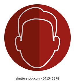 young man head avatar