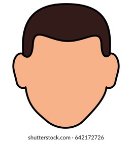young man head avatar