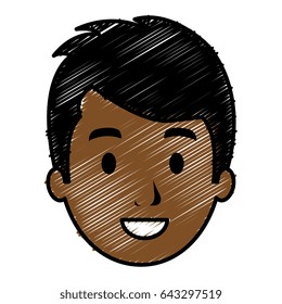 young man head avatar