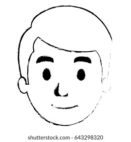 young man head avatar