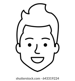 young man head avatar