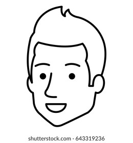 young man head avatar