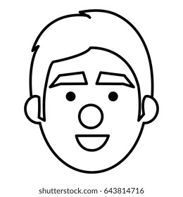 young man head avatar