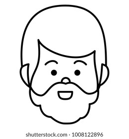 young man head avatar character