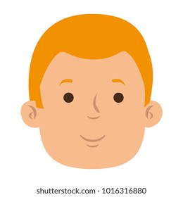 young man head avatar character
