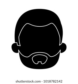 young man head avatar character
