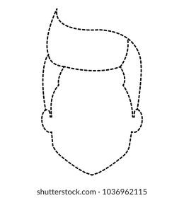 young man head avatar character