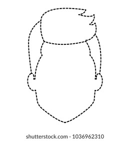 young man head avatar character